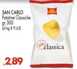 Despar SAN CARLO Patatine Classiche offerta