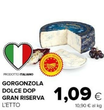 Tigre Gorgonzola dolce dop gran riserva offerta