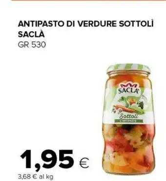 Tigre Sottoli antipasto verdure 530 g(ml) offerta