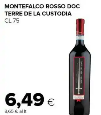 Tigre Terre de la custodia montefalco rosso doc offerta