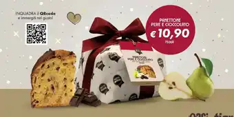 Tigre Panettone pere e cioccolato 750 g offerta