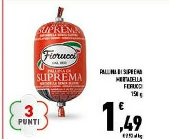 Conad City Pallina di suprema la mortadella offerta
