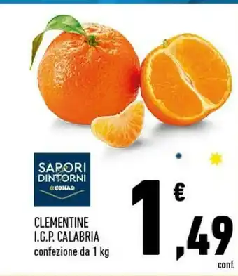 Conad City Sapori & dintorni lementine igp calabria offerta