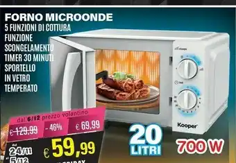 Satur Forno microonde offerta