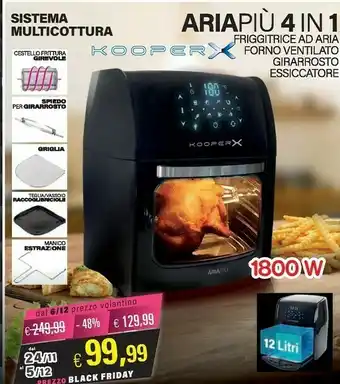 Satur Friggitrice ad aria forno ventilato offerta
