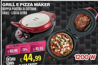 Satur Grill e pizza maker offerta