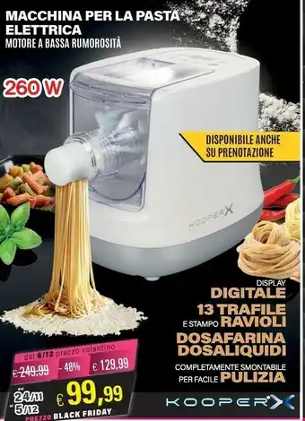 Satur Macchina per la pasta elettrica offerta