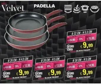 Satur Red velvet padella offerta