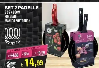 Satur Set 2 padelle offerta