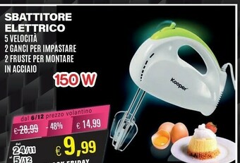 Satur Sbattitore elettrico offerta