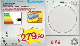 Satur Asciugatrice 8kg offerta