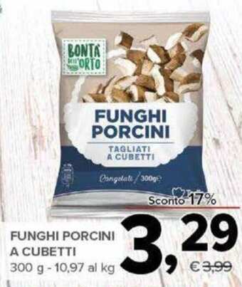 Todis Funghi Porcini A Cubetti 300 g offerta