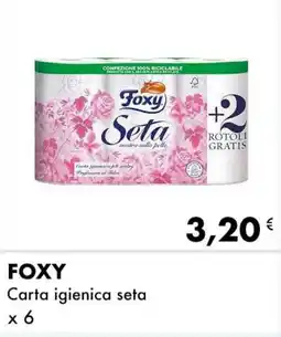 Iper Tosano FOXY Carta igienica seta offerta