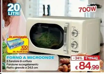 Satur Forno a microonde offerta