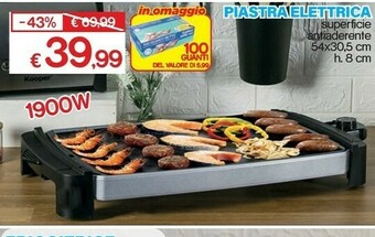 Satur Piastra elettrica offerta