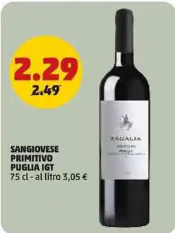 PENNY Sangiovese primitivo puglia igt offerta