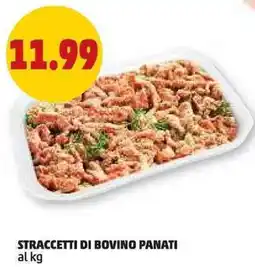 PENNY Straccetti di bovino panati al kg offerta