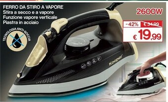 Satur Ferro da stiro a vapore offerta