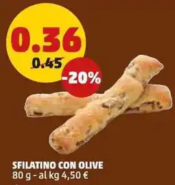 PENNY Sfilatino con olive offerta