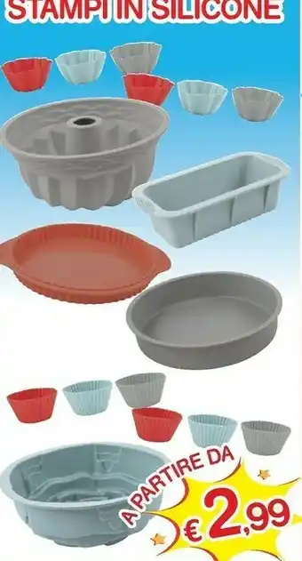 Satur Stampi in silicone offerta