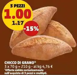 PENNY Chicco di grano 3 pezzi offerta