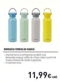 Unieuro Borraccia termica da viaggio offerta