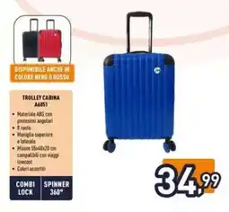 Unieuro TROLLEY CABINA A6851 offerta