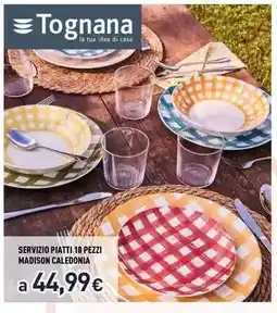 Unieuro SERVIZIO PIATTI 18 PEZZI MADISON CALEDONIA offerta