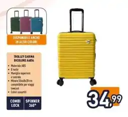 Unieuro TROLLEY CABINA BICOLORE A6854 offerta