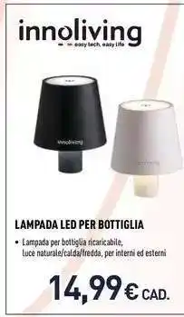 Unieuro Lampada LED per bottiglia offerta