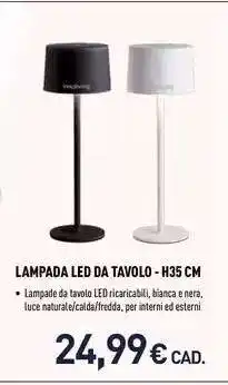 Unieuro LAMPADA LED DA TAVOLO - H35 CM offerta