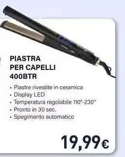 Unieuro PIASTRA PER CAPELLI 400BTR offerta