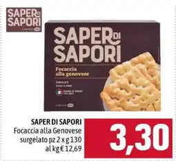 Famila SAPER DI SAPORI Focaccia alla Genovese offerta