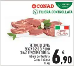 Conad Fettine di Coppa Senza Osso di Suino offerta