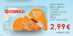 Conad Bisco gelato CONAD offerta