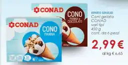 Conad Coni gelato CONAD offerta