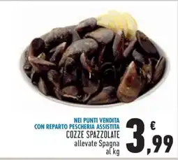 Conad COZZE SPAZZOLATE offerta