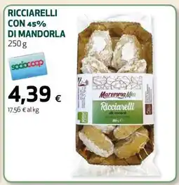 Coop RICCIARELLI CON 45% DI MANDORLA offerta