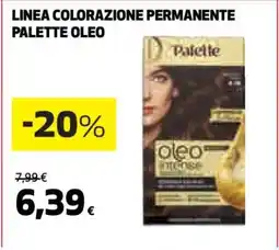Coop LINEA COLORAZIONE PERMANENTE PALETTE OLEO offerta