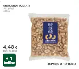 Coop Anacardi tostati offerta