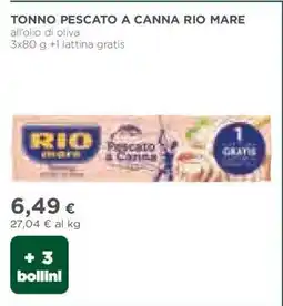 Coop Tonno Pescato a Canna Rio Mare offerta