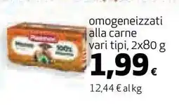 Coop PLASMON OMOGENEIZZATI ALLA CARNE offerta