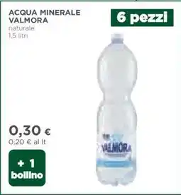 Coop ACQUA MINERALE VALMORA offerta