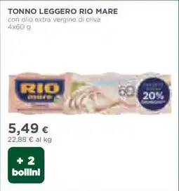 Coop TONNO LEGGERO RIO MARE offerta