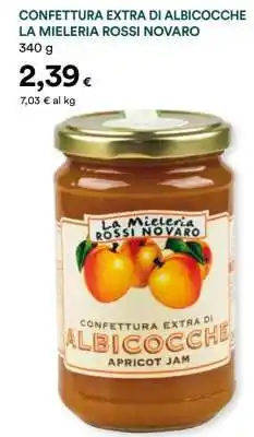 Coop CONFETTURA EXTRA DI ALBICOCCHE LA MIELERIA ROSSI NOVARO offerta
