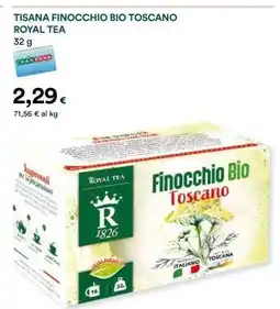 Coop TISANA FINOCCHIO BIO TOSCANO ROYAL TEA offerta