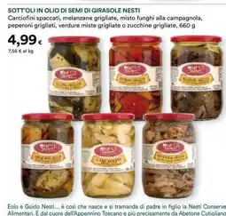Coop SOTT'OLI IN OLIO DI SEMI DI GIRASOLE NESTI offerta