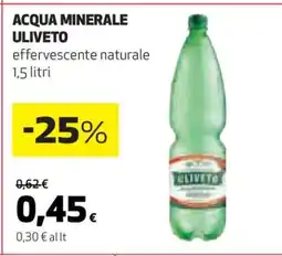 Coop Acqua Minerale Uliveto offerta