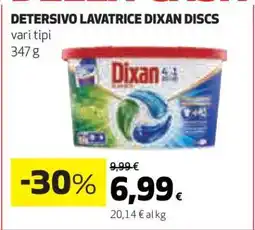 Coop DETERSIVO LAVATRICE DIXAN DISCS offerta