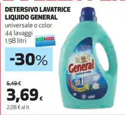 Coop DETERSIVO LAVATRICE LIQUIDO GENERAL offerta